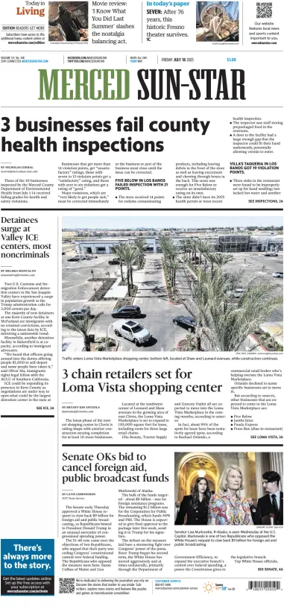 Cover of Merced Sun-Star