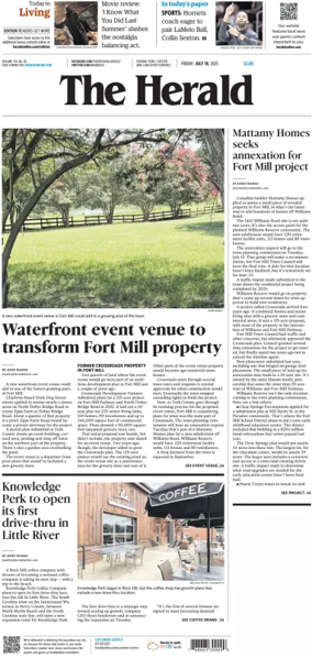 Cover of The Herald (Rock Hill)