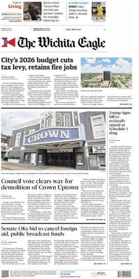 Cover of The Wichita Eagle