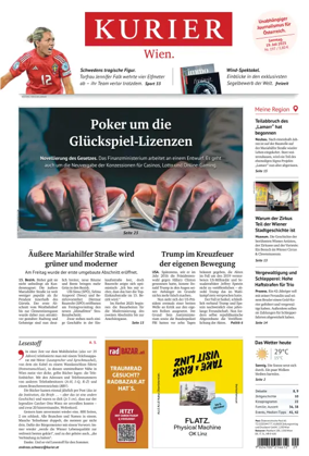 Cover of Kurier (Samstag)