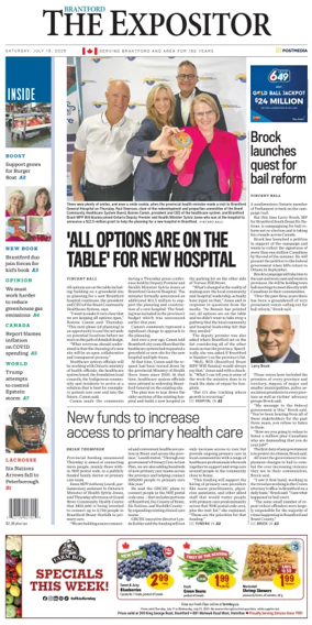 Cover of The Expositor (Brantford)