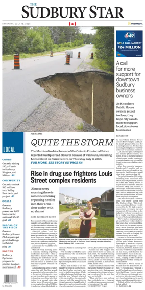 Cover of The Sudbury Star