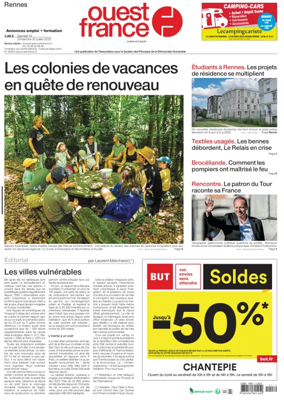 Cover of Ouest France (Rennes)