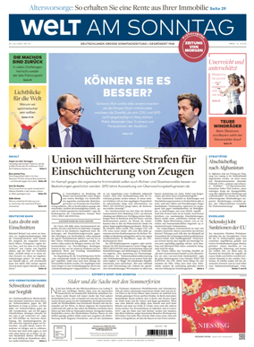 Cover of Welt am Sonntag