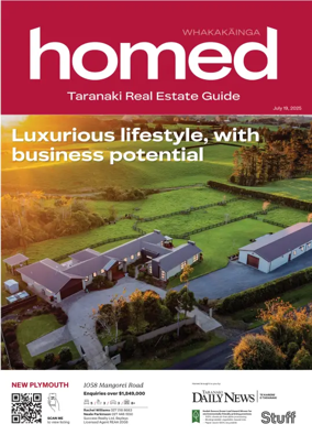 Cover of Homed Taranaki Daily News