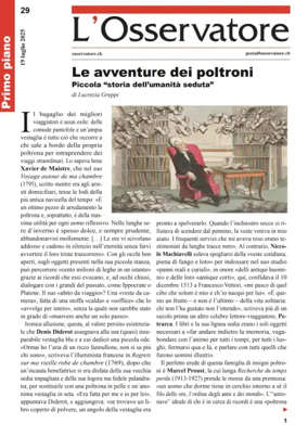 Cover of L'Osservatore