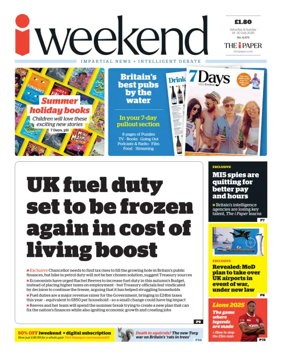 Cover of iNews Weekend