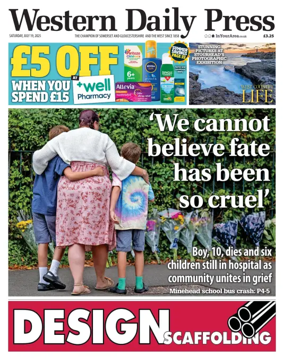 Cover of Western Daily Press (Saturday)