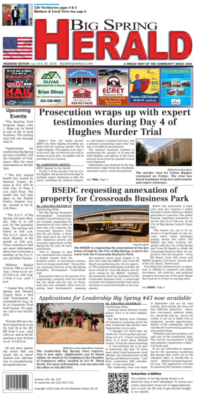 Cover of Big Spring Herald Weekend