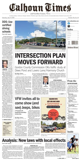 Cover of Calhoun Times