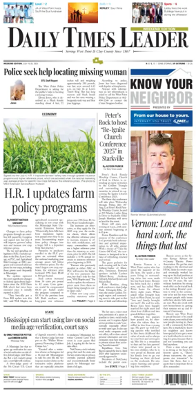 Cover of Daily Times Leader