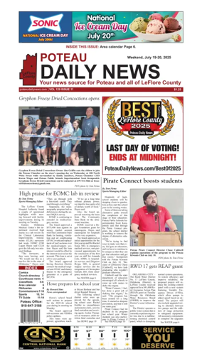 Cover of Poteau Daily News