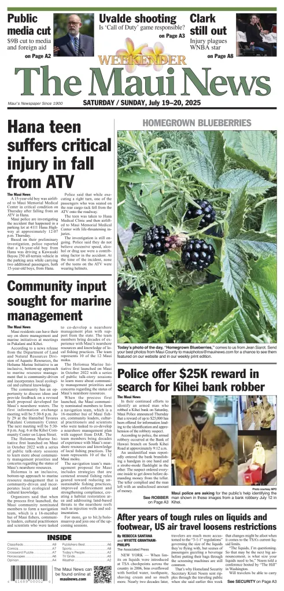 Cover of The Maui News - Weekender