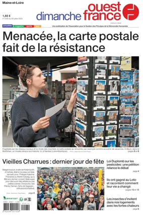Cover of Dimanche Ouest France (Maine-et-Loire)