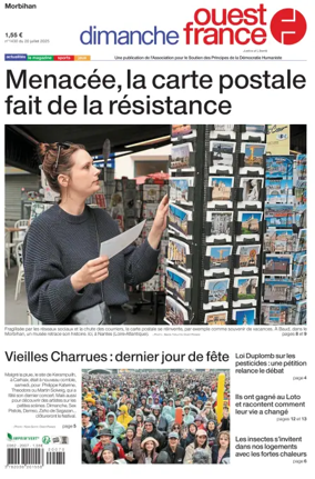 Cover of Dimanche Ouest France (Morbihan)