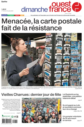 Cover of Dimanche Ouest France (Sarthe)