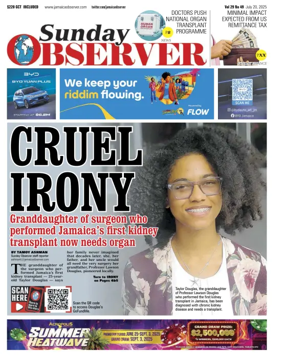 Cover of Daily Observer (Jamaica)