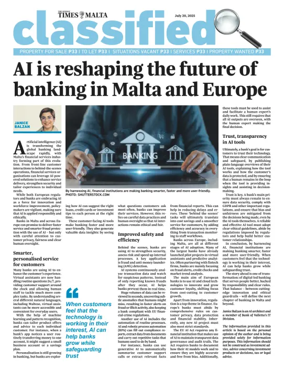 Cover of The Sunday Times of Malta - Classified