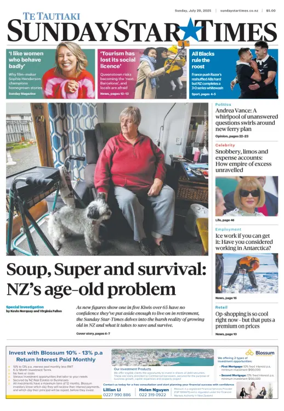 Cover of Sunday Star-Times