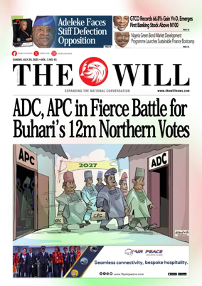 Cover of THEWILL NEWSPAPER