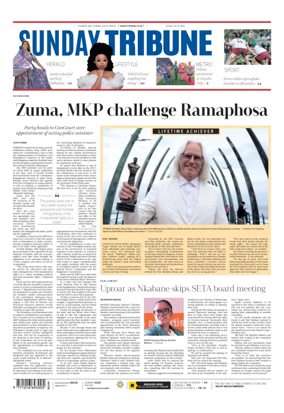 Cover of Sunday Tribune