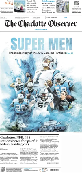 Cover of The Charlotte Observer (Sunday)