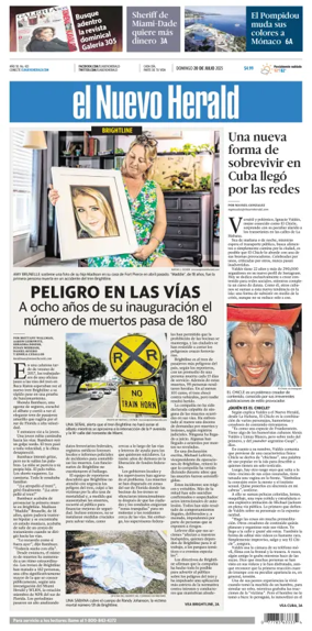 Cover of El Nuevo Herald (Sunday)