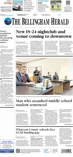 Cover of The Bellingham Herald (Sunday)
