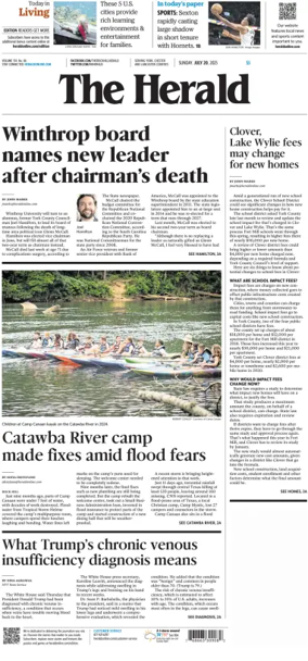 Cover of The Herald (Rock Hill)