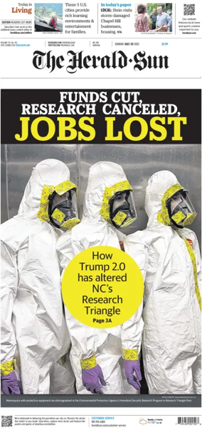 Cover of The Herald-Sun (Sunday)