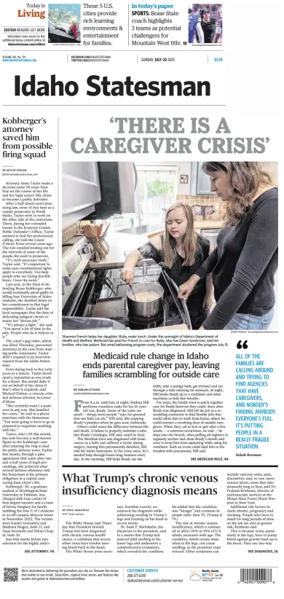 Cover of The Idaho Statesman (Sunday)