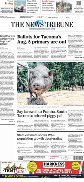 Cover of The News Tribune