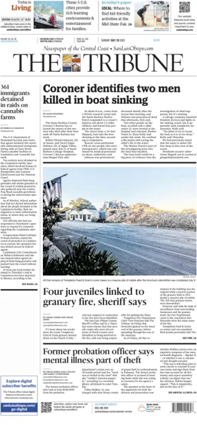 Cover of The Tribune (SLO) (Sunday)