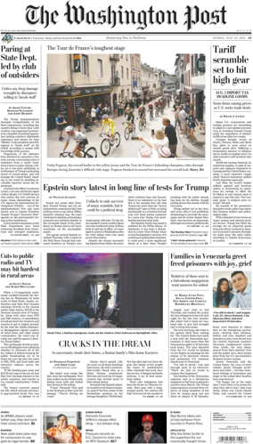 Cover of The Washington Post Sunday