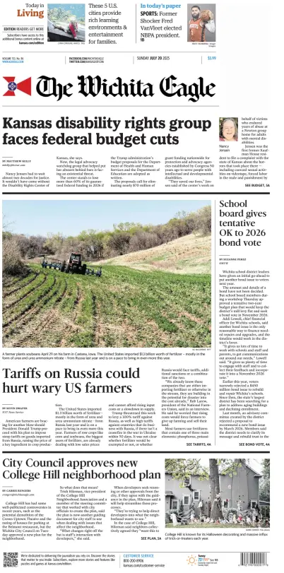 Cover of The Wichita Eagle (Sunday)