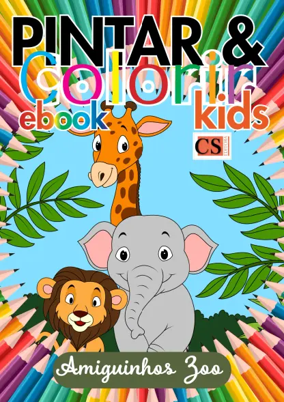 Cover of Pintar e Colorir Kids