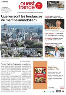 Cover of Ouest France (Guingamp)