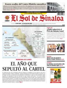 Cover of El Sol de Sinaloa