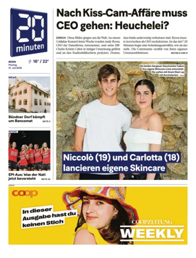 Cover of 20 Minuten - Bern