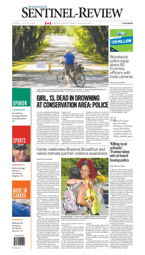 Cover of Sentinel-Review (Woodstock)