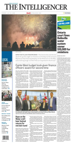 Cover of The Intelligencer (Belleville)