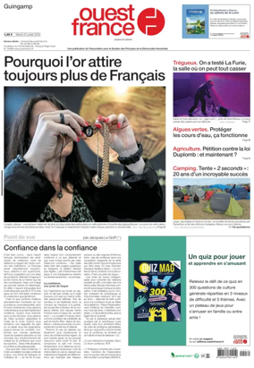 Cover of Ouest France (Guingamp)