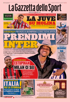 Cover of La Gazzetta dello Sport - Sicilia
