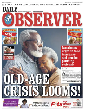 Cover of Daily Observer (Jamaica)