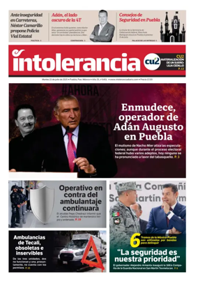 Cover of Intolerancia Diario