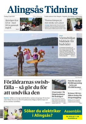 Cover of Alingsås Tidning