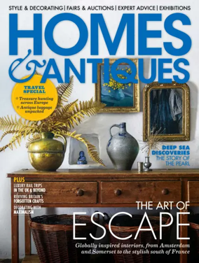 Cover of Homes and Antiques Magazine