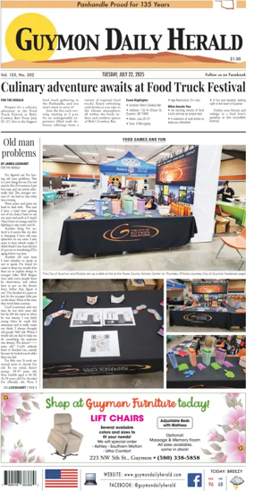 Cover of Guymon Daily Herald