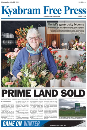 Cover of Kyabram Free Press