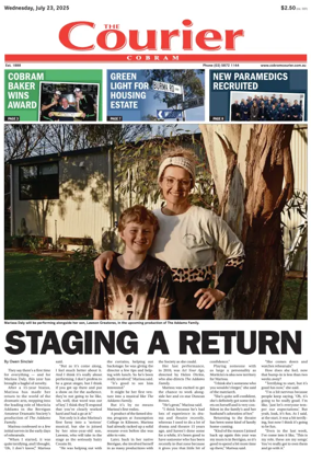 Cover of The Cobram Courier